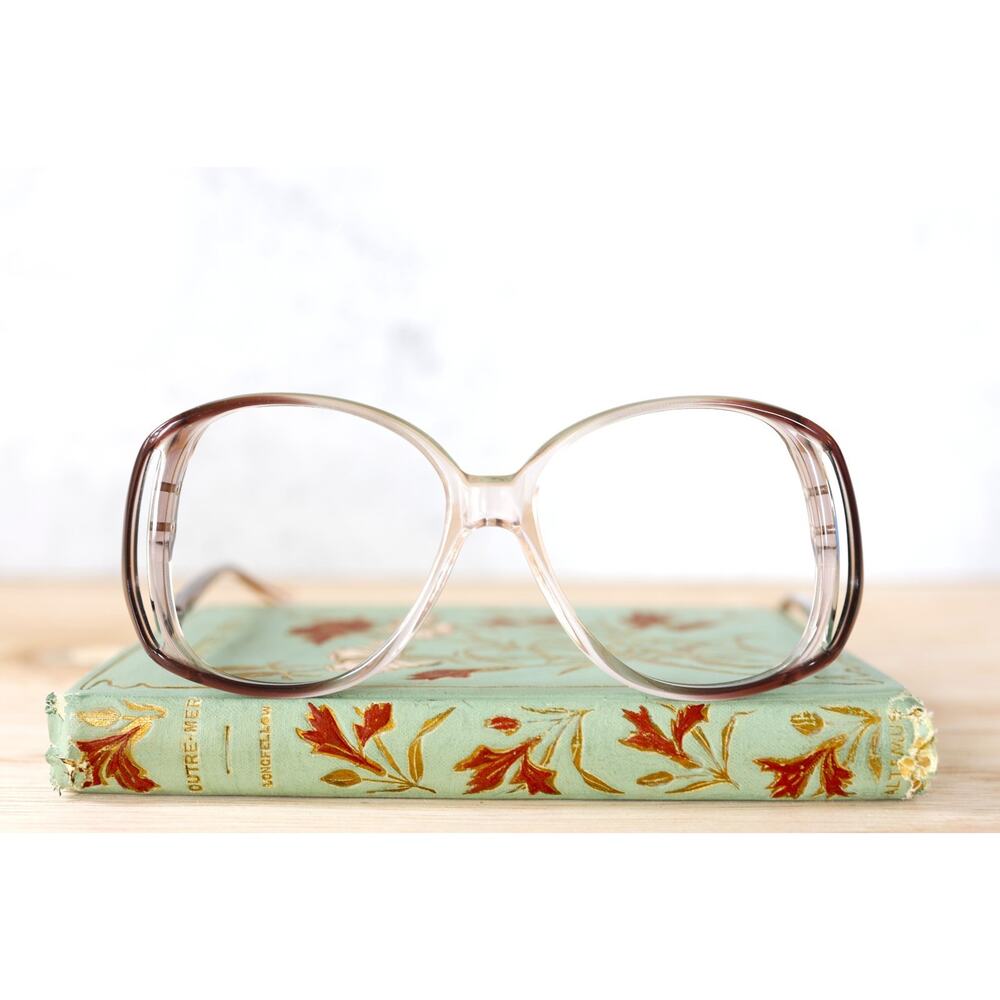 Vintage 1970s Versailles USA Women Eyeglasses 55-16 NOS Grandma Retro Boho